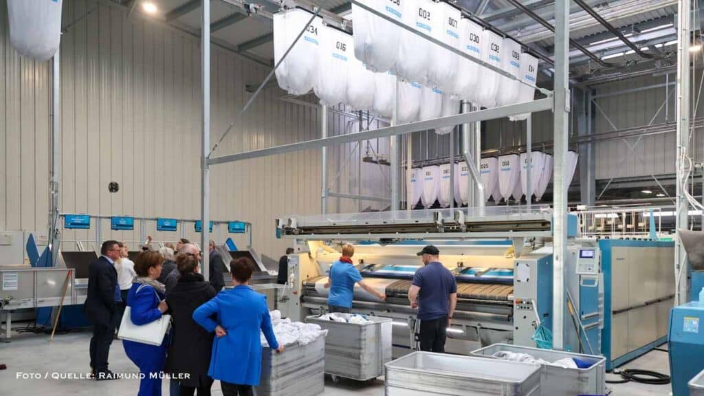 Die "Lobetaler Wäscherei" hat Ihren Standort in Rüdnitz erweitert