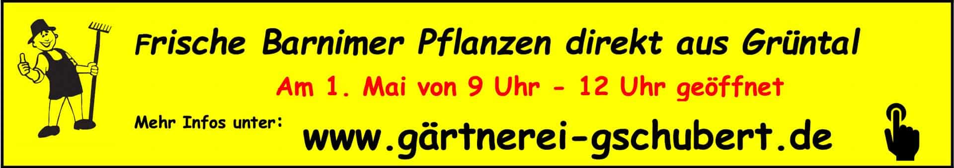 Gärtnerei Schubert Bernau Frühlingsaktion