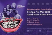 Wer zuletzt lacht, lacht in Bernau: BERNAUER COMEDY NACHT am 15. Mai