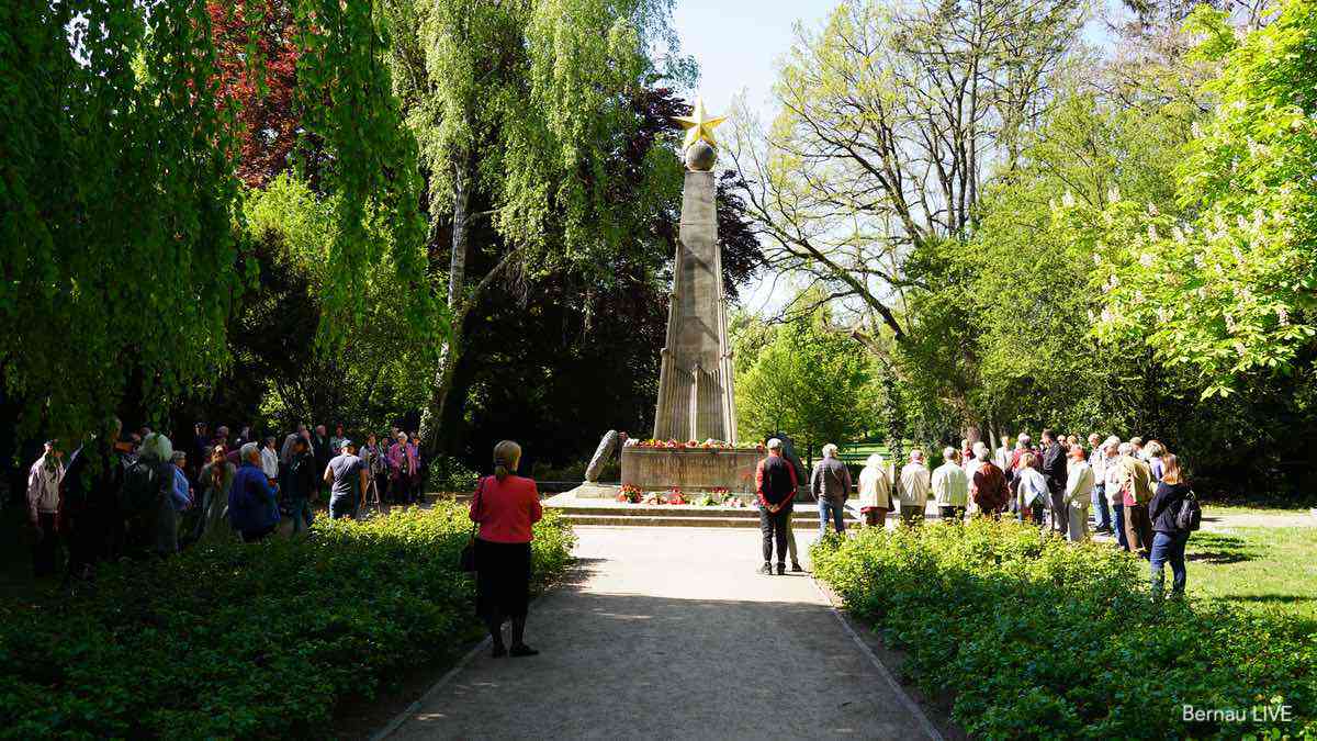 Gedenken zum 81. Jahrestag des Kriegsendes in Bernau mit Friedens-Essen