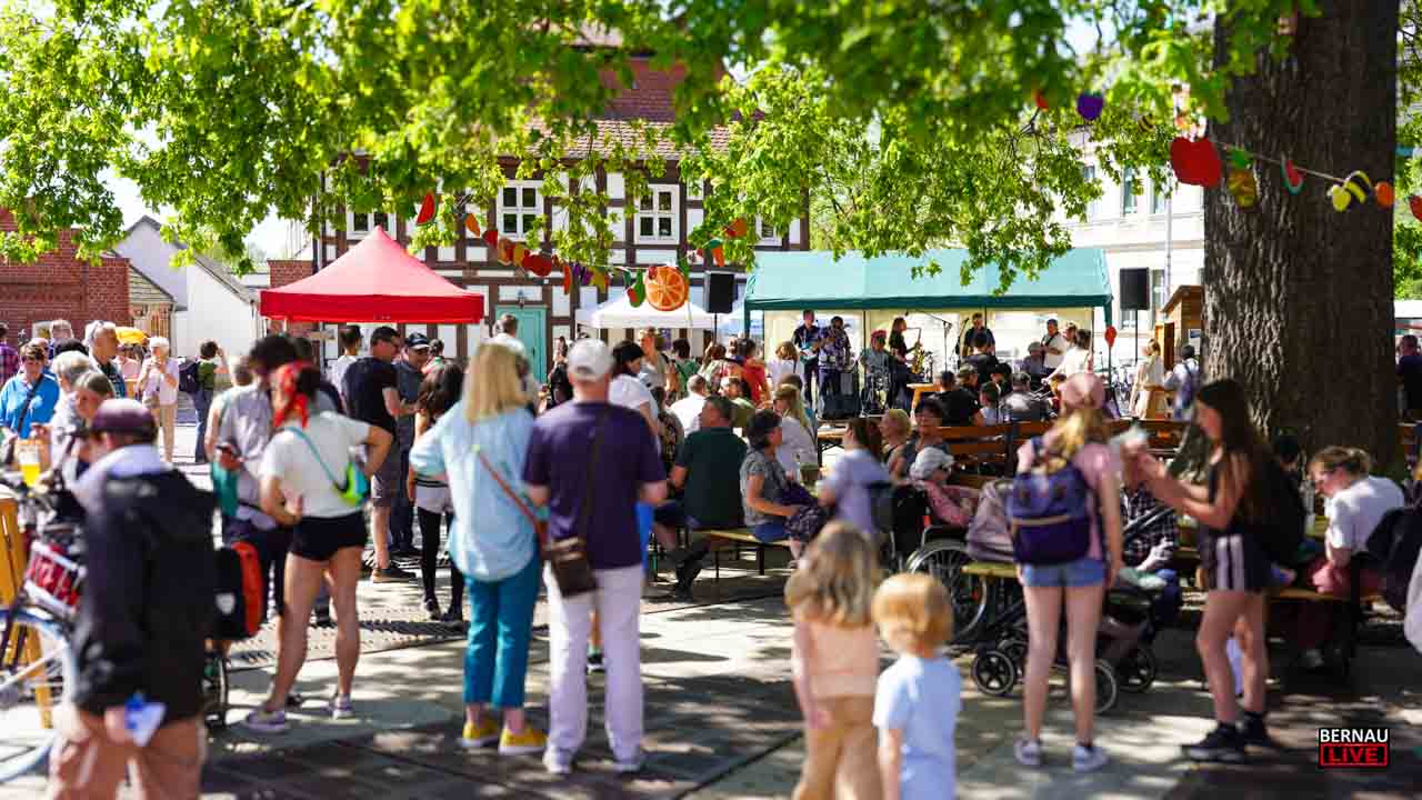 Waldgeister, Musik und Ziegenkäse: Ein gelungener Regionalmarkt in Biesenthal