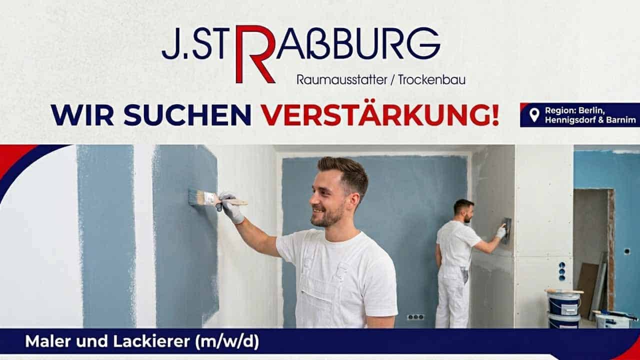 Maler und Lackierer (m/w/d) in Bernau gesucht!