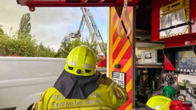 Aktuell: Großeinsatz der Feuerwehren in Bernau - Nibelungen