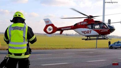 Barnim: Fünf verletzte Jugendliche nach schwerem Verkehrsunfall
