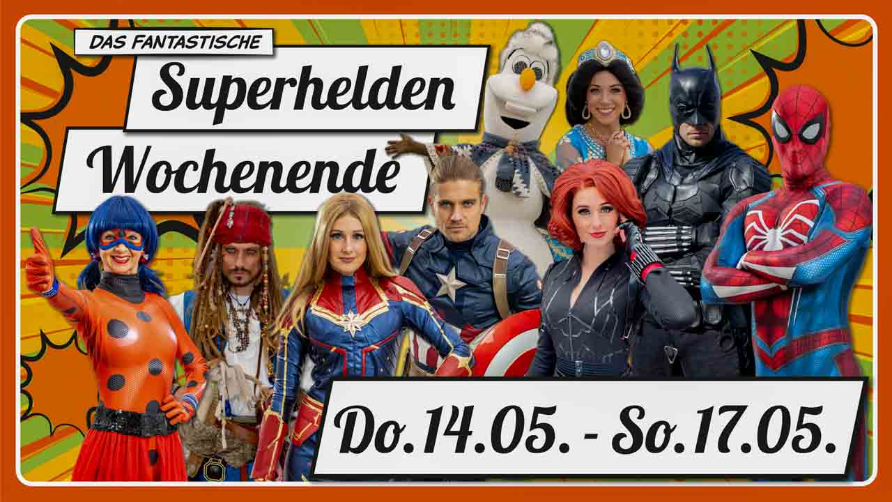Veranstaltungstipp: Großes Superhelden-Wochenende im Holland-Park