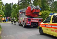 Polizei Barnim: Brand im Einfamilienhaus und weitere Meldungen