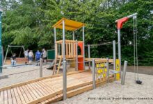 Bernau: Neugestalteter Spielplatz am Fröbelweg in Schönow offiziell freigegeben