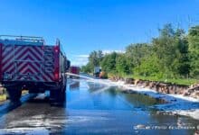 Lkw-Brand auf der A11 - Bernau Süd gelöscht - Vollsperrung aufgehoben!