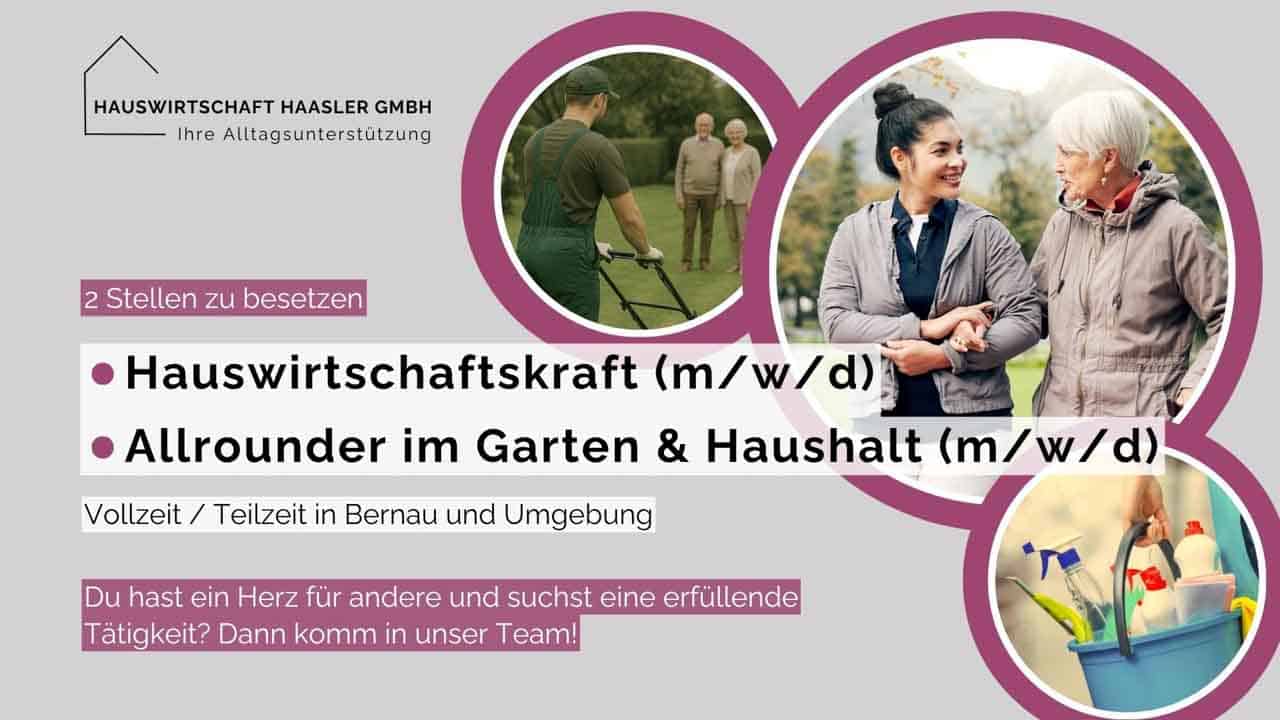 Bernau: Wir wachsen weiter und suchen Verstärkung für 2 Bereiche!