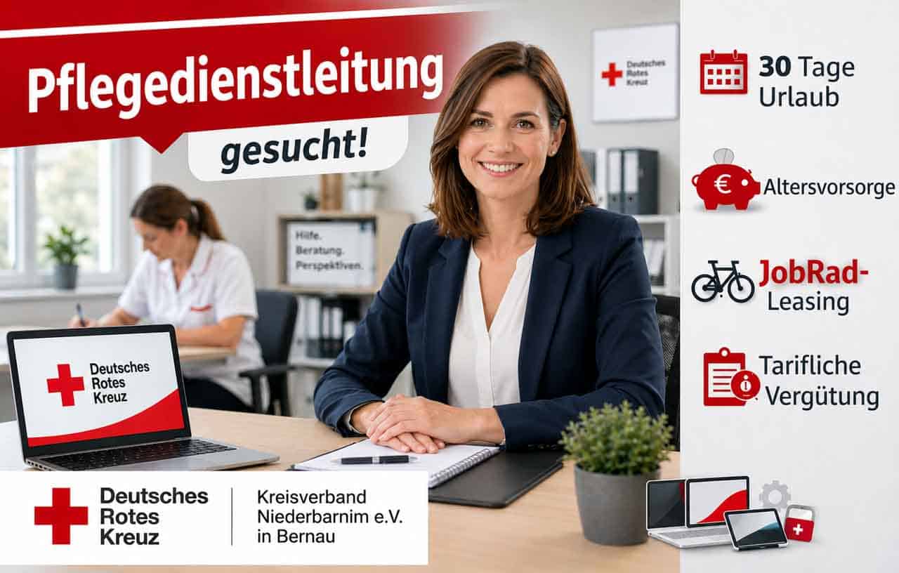 Pflegedienstleitung (m/w/d) in Bernau - DRK-Kreisverband Niederbarnim e.V.