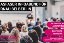 Anzeige: Glasfaser-Informationsveranstaltung der Deutschen Telekom in Bernau