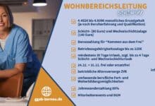 Wohnbereichsleitung (m/w/d) bei der GGAB in Bernau