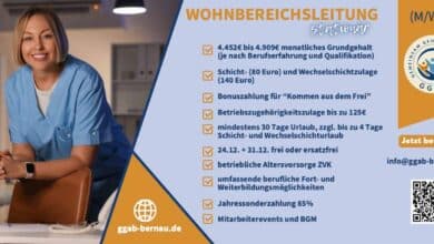 Wohnbereichsleitung (m/w/d) bei der GGAB in Bernau