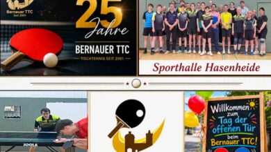 25 Jahre Bernauer TTC: Einladung zum Tag der offenen Tür