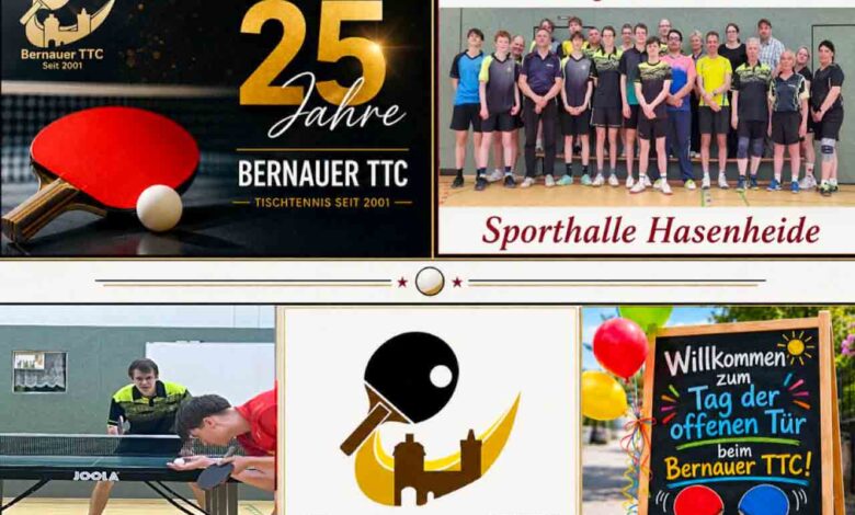 25 Jahre Bernauer TTC: Einladung zum Tag der offenen Tür