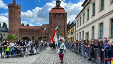 Großer Festumzug zum 33. Hussitenfest in Bernau gestartet