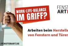 FENSTERART sucht Fensterbauer, Tischler, Glaser, Quereinsteiger und andere Fachkräfte