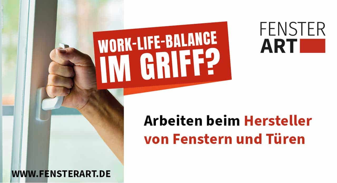 FENSTERART sucht Fensterbauer, Tischler, Glaser, Quereinsteiger und andere Fachkräfte