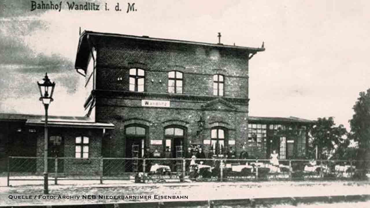 Wandlitz: 125 Jahre NEB: Auf historischen Pfaden zum großen Bahnhofsfest