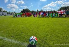 WM-Stimmung auf dem Fußballplatz des FSV Bernau