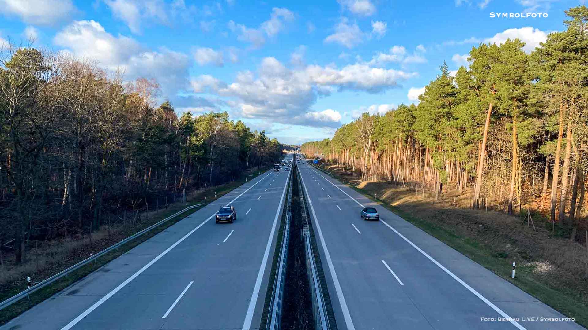 Autofahrer mit 2,82 Promille Atemalkohol auf der A11 bei Bernau unterwegs