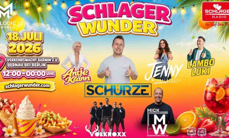Premiere in Bernau: Das erste „SCHLAGERWUNDER“ Open-Air steht an