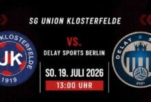 Attraktiver Härtetest: Delay Sports gastiert bei der SG Union Klosterfelde