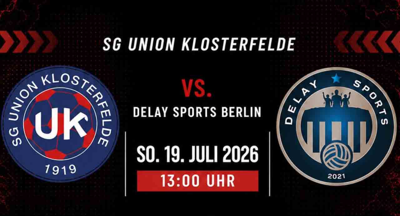 Attraktiver Härtetest: Delay Sports gastiert bei der SG Union Klosterfelde