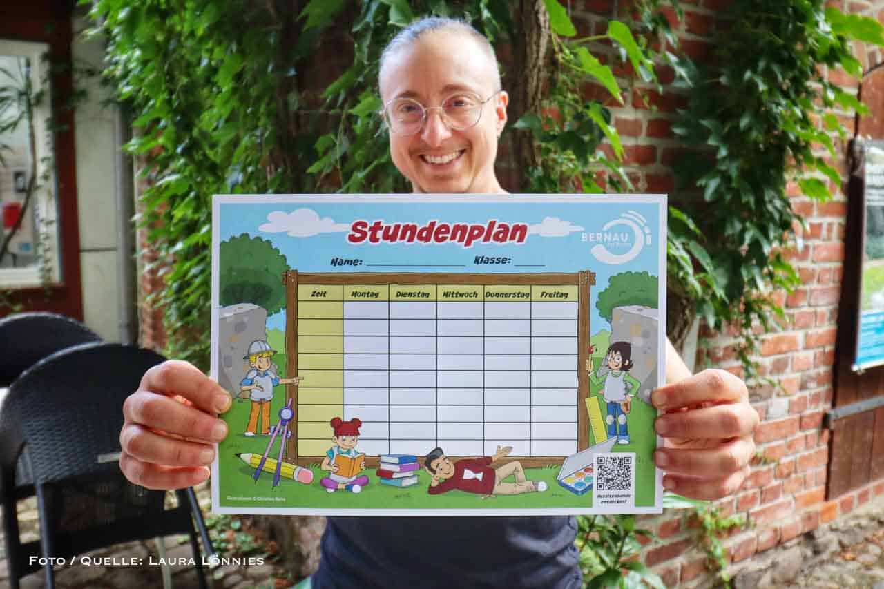 Kostenlose Stundenpläne: Bernauer Hussitenbande begleitet Schüler durchs neue Jahr
