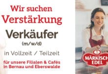 Märkisch Edel: Backwarenverkäufer (m/w/d) in Bernau und Eberswalde