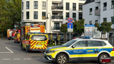 Ladeburger Chaussee: Zwei Verletzte bei Wohnungsbrand in Bernau