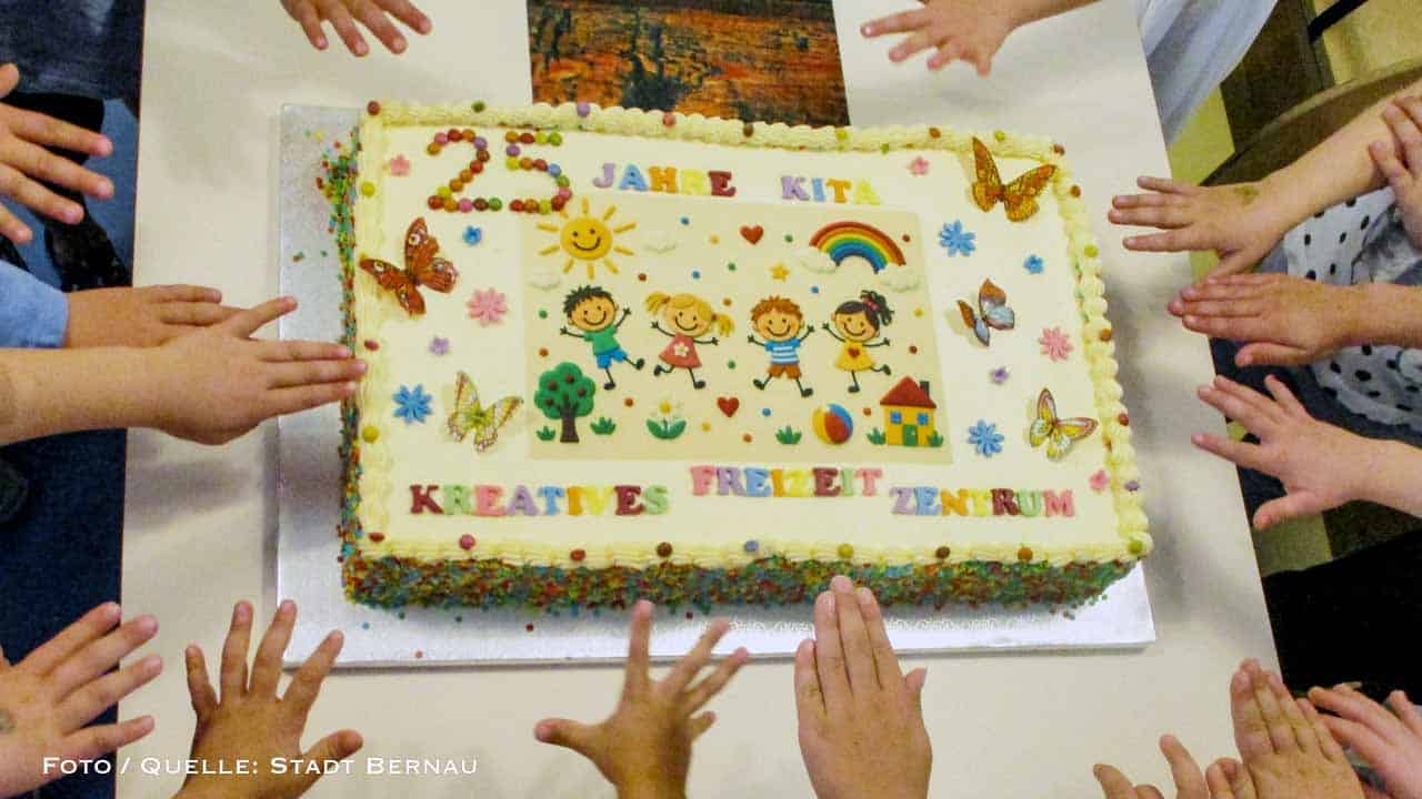 Jubiläum in Bernau: Kita „Kreatives Freizeitzentrum“ feiert 25-jähriges Bestehen