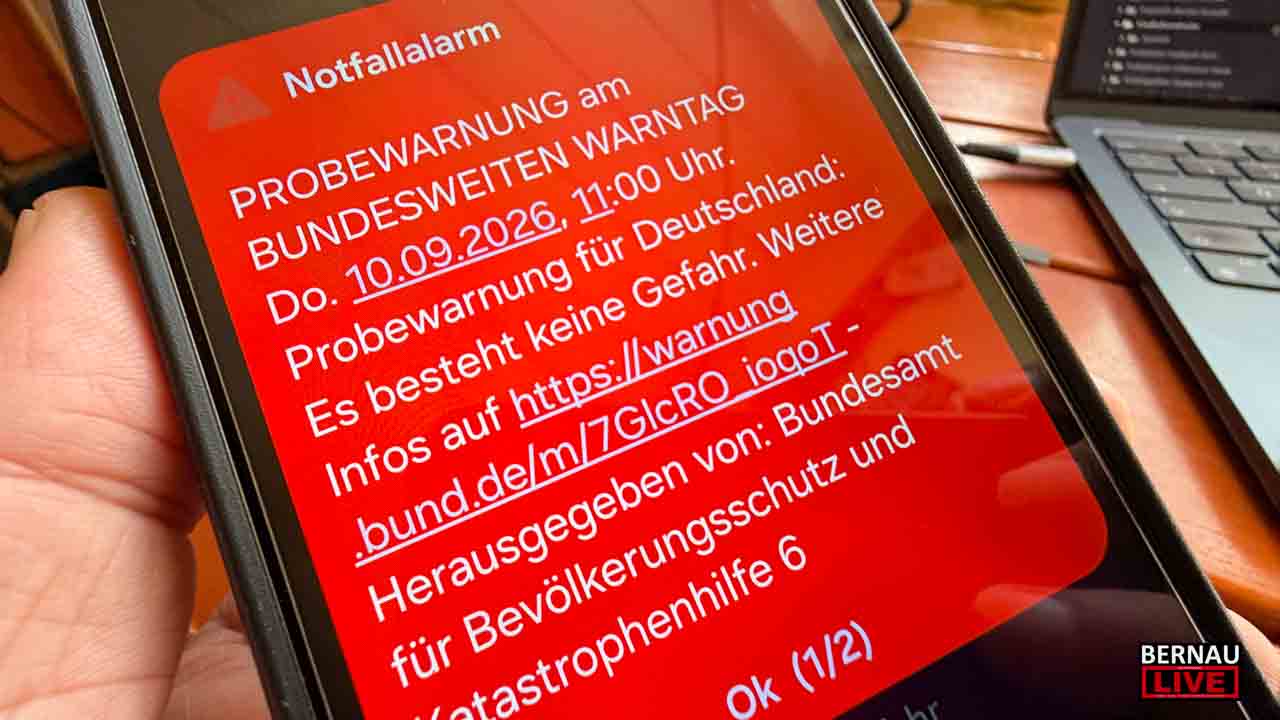 Bundesweiter Warntag - Sirenen und Benachrichtigungen auch im Barnim