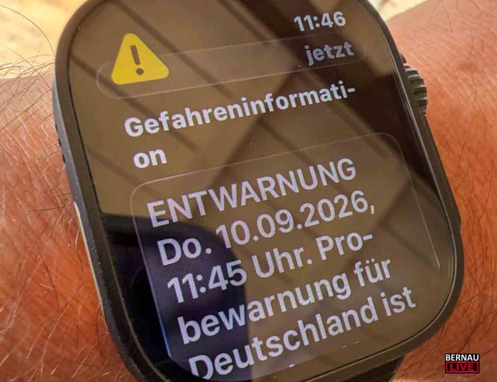 Bundesweiter Warntag - Sirenen und Benachrichtigungen auch im Barnim