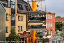 Mission Erleichterung: Bernaus neue 84.000-Euro-Toilette am Bahnhof eingeflogen
