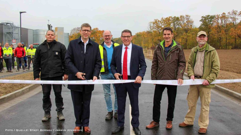 Bernau wächst weiter: Neue Straße erschließt den VGP Park Berlin-Bernau