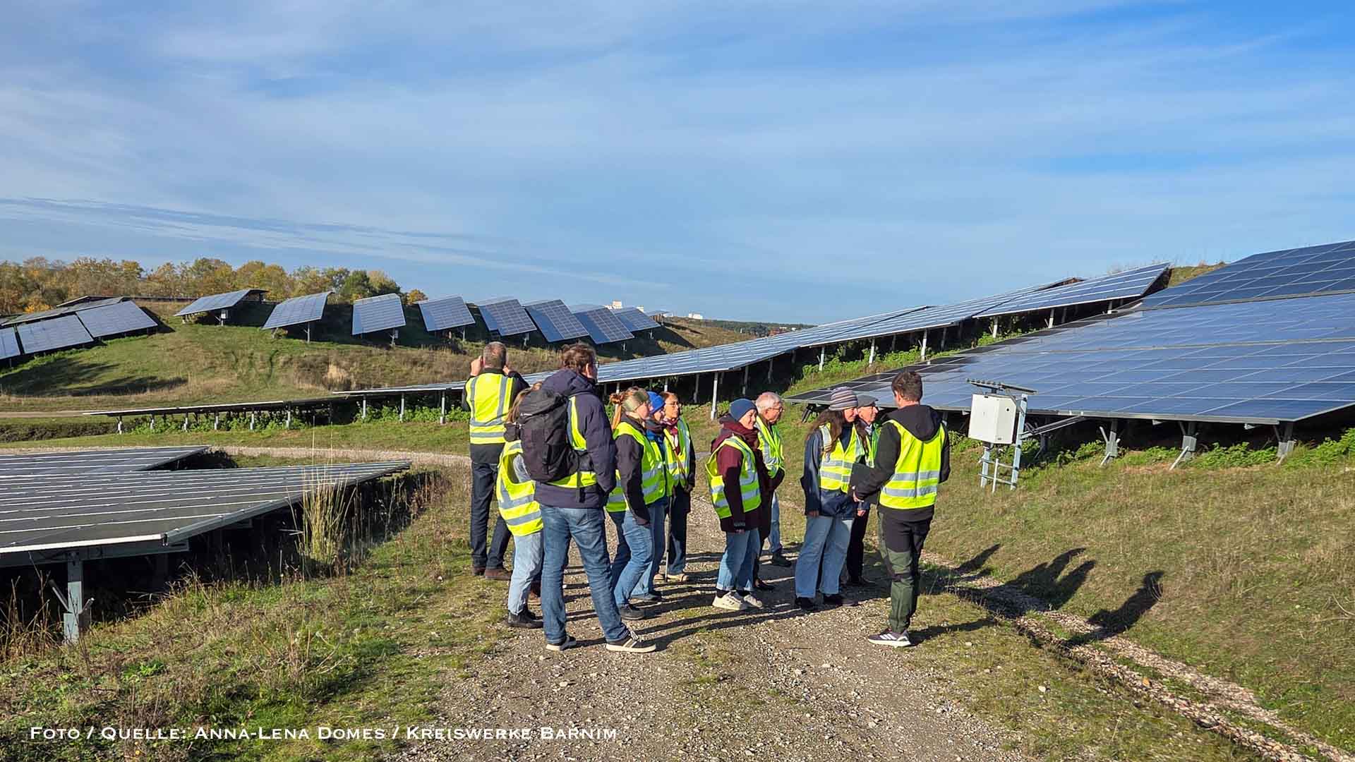 Kreiswerke Barnim und Solar Explorer bieten Einblicke in nachhaltige Flächennutzung