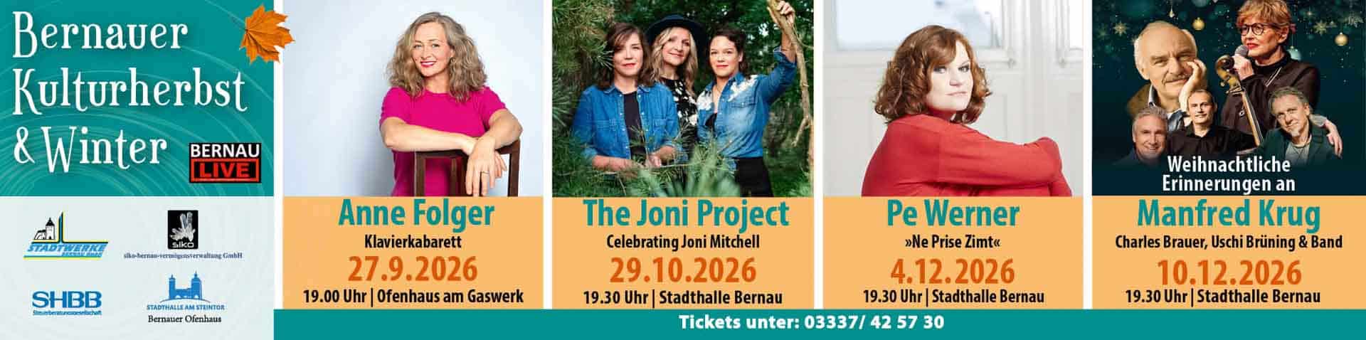 Willkommen beim Bernauer Kulturhebst